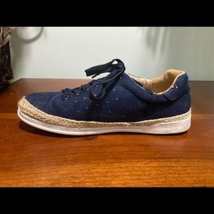 Denim Fashion Sneakers Sz 8